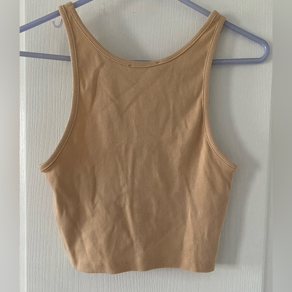 Zara Ribbed Cropped Tank Top - Picture 2 of 2